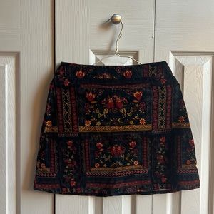 H&M Corduroy Patterned Skirt